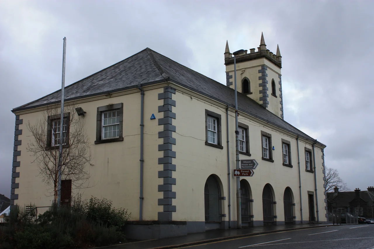 Old Market House (library), Upper Square, Castlewellan, County Down, Northern Ireland, December 2009