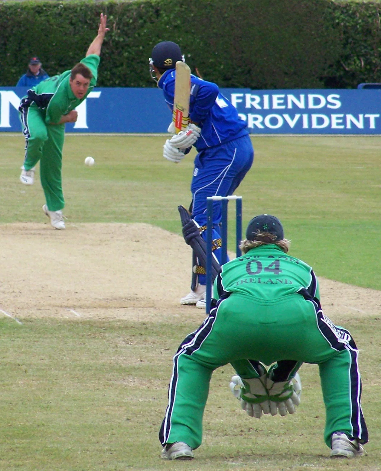 Ireland compete against Essex at Castle Avenue, Dublin, 13 May 2007, Friends Provident Trophy ECB BBC (Rory Deegan)