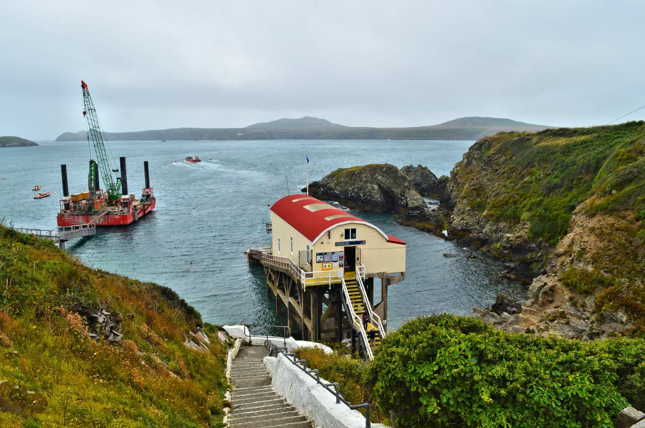 Three boathouses shown in October 2016