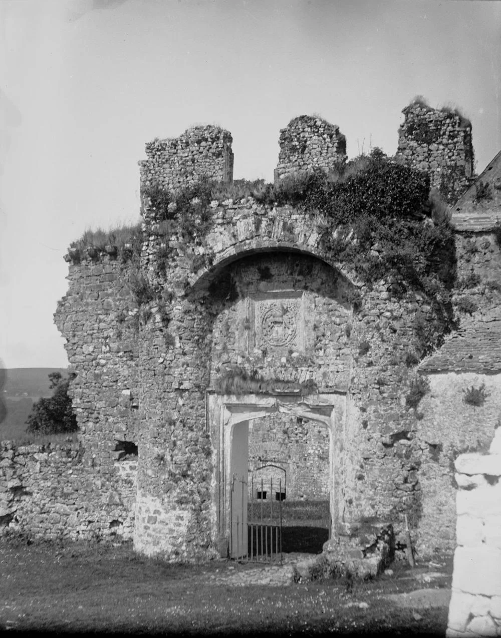 Abstract: Oxwich castle entrance