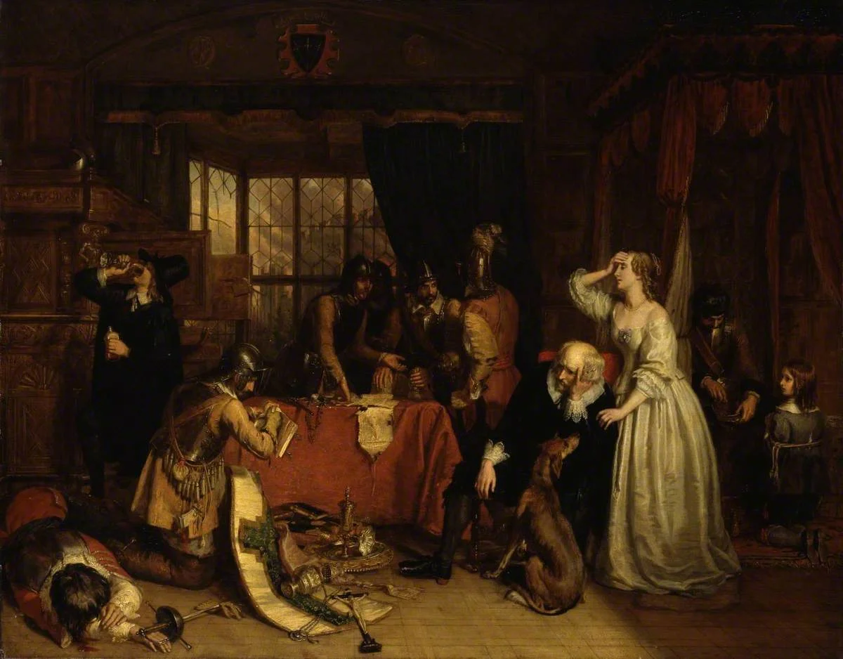 Charles Landseer (1799-1879) - The Plundering of Basing House - N00612 - Tate.jpg