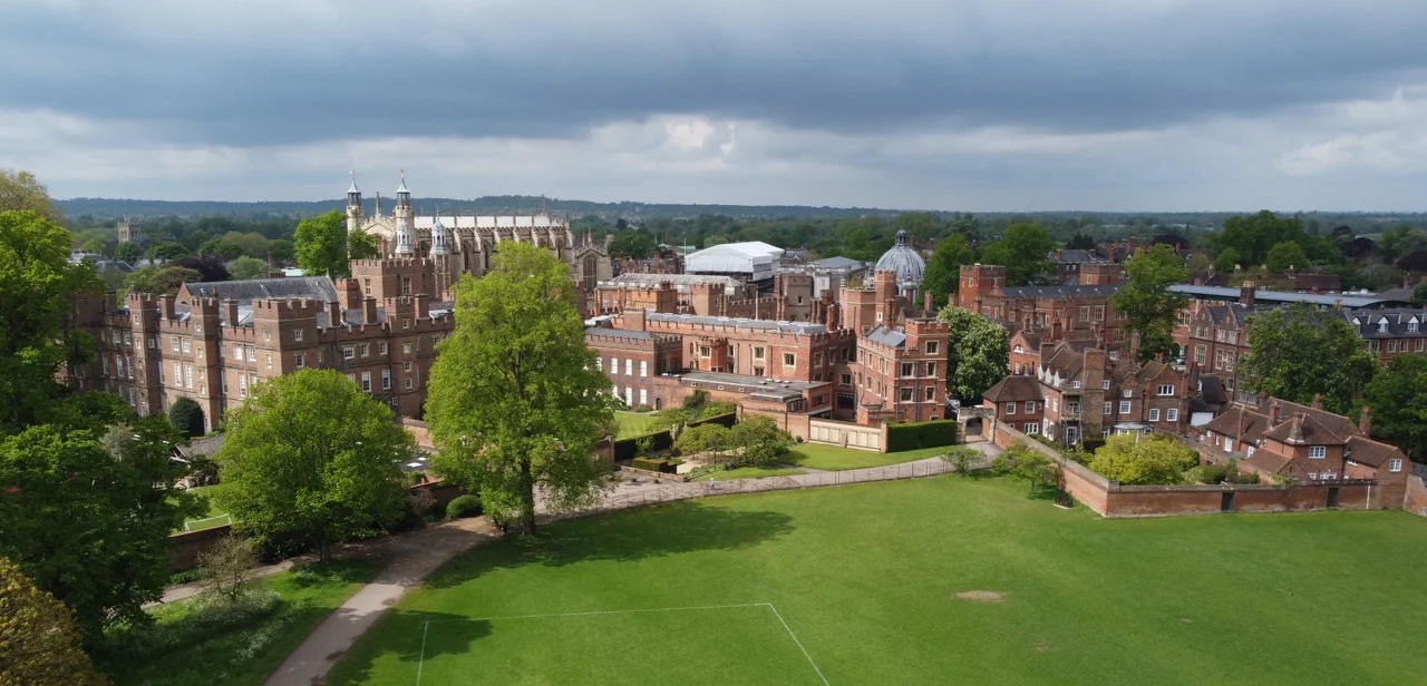 Eton College, aerial view from the North