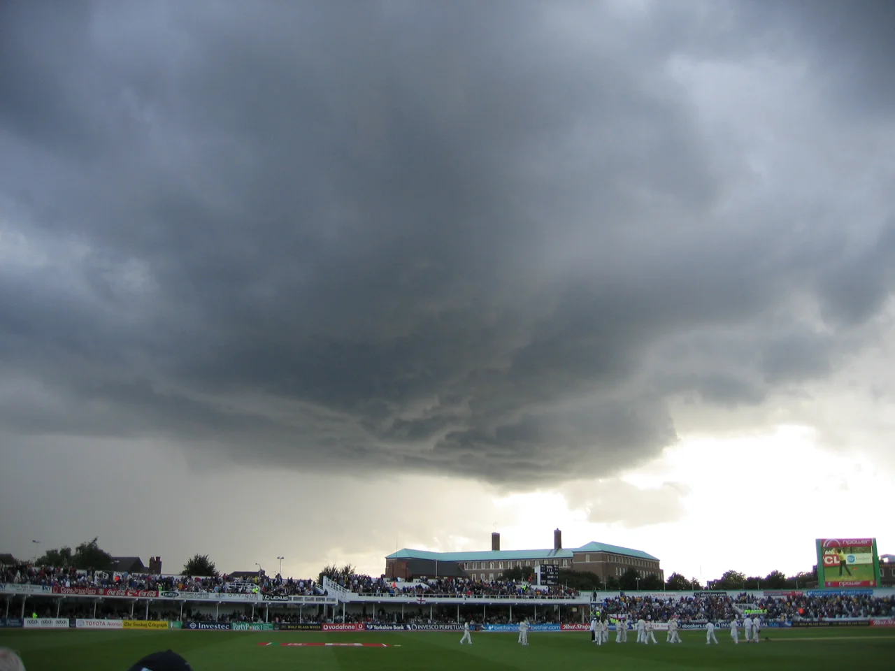 "Author : Craig Cameron (me) taken at Trent Bridge 26/8/2005, happy for anyone to use it."