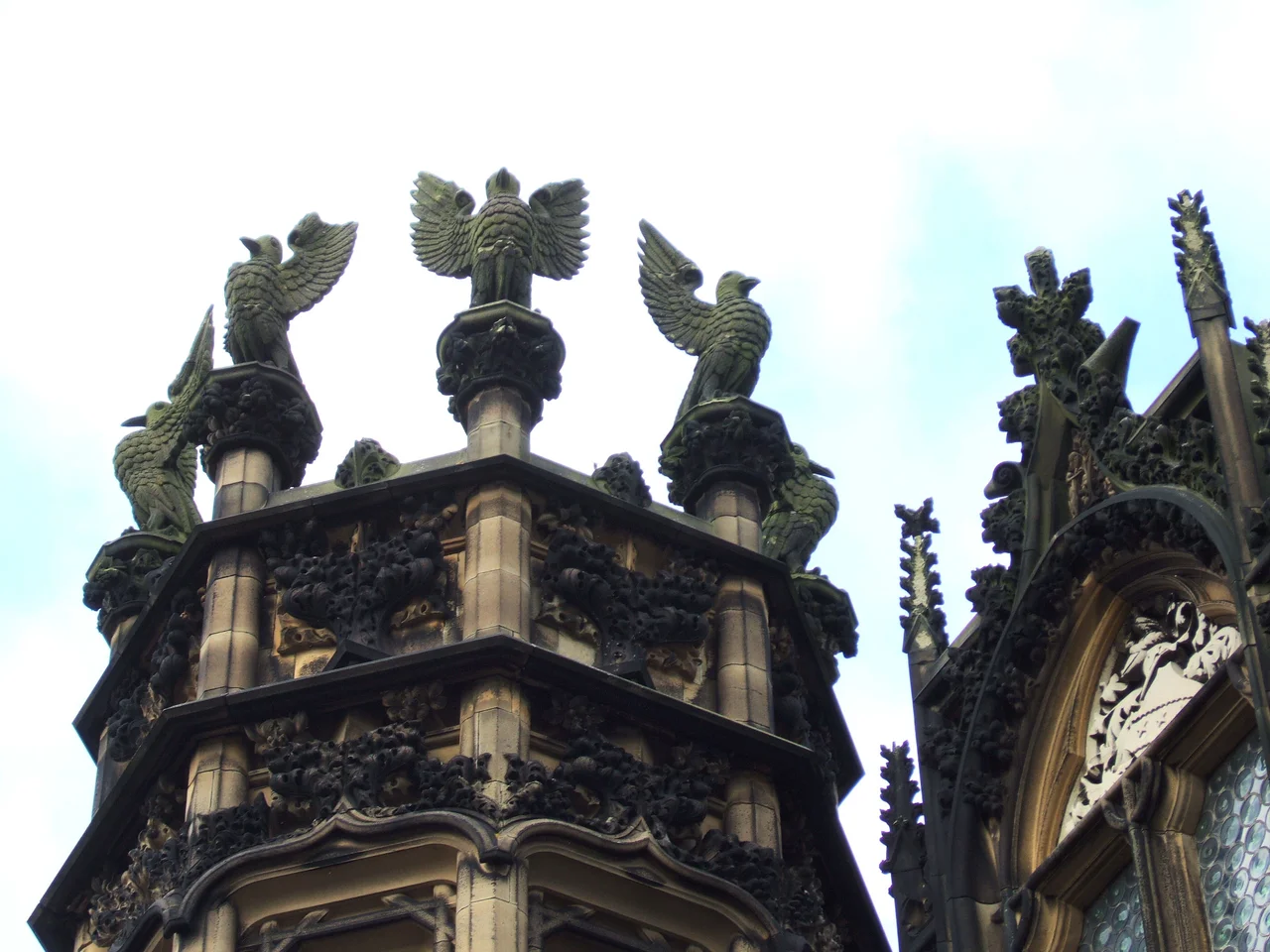 Detail of Scarisbrick Hall.