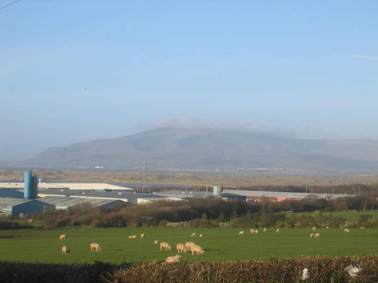 Black Combe over the Duddon Estuary| from Barrow-in-Furness.