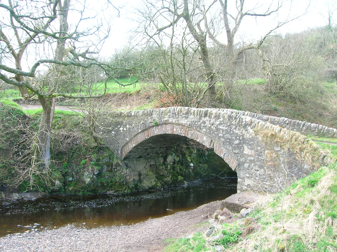 The Law Brig over the Glen Water near Darvel in East Ayrshire, Scotland. 2007.