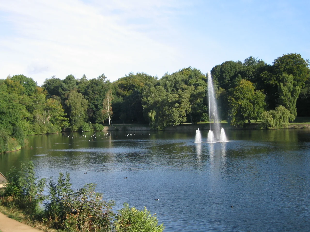 Upper Lake, Roundhay Park, Leeds