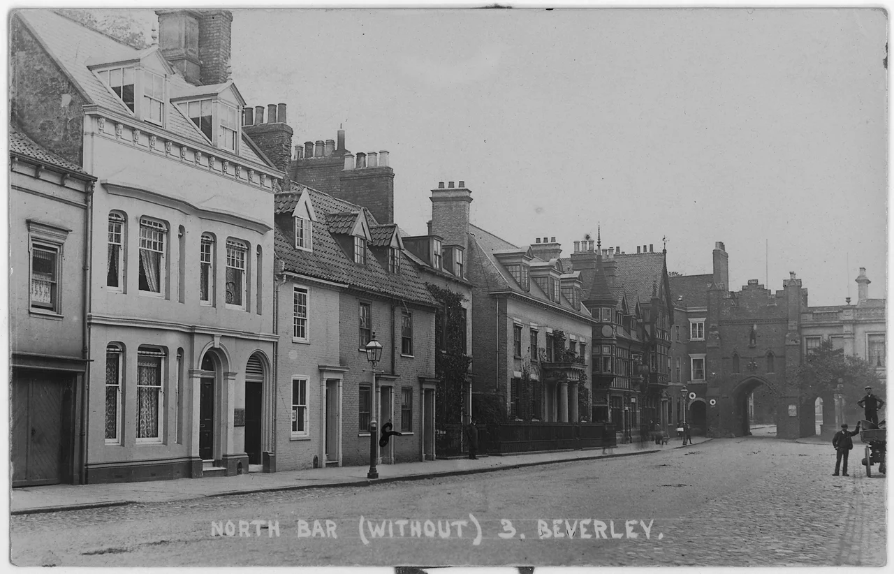 Scope and content:  On backing : "This picture contained in small envelope marked in Mr. Wellcome's handwriting-'Beverly, Association' (meaning Beverly, England, associations of Wm. Duncan as a youth). Dr. Wellcome believes this is a relative of Mr. Duncan. 4/12/32." Also: Where Mr. Duncan attended school and also where he sang in the cathedral. N.S.W. 4/12/32."