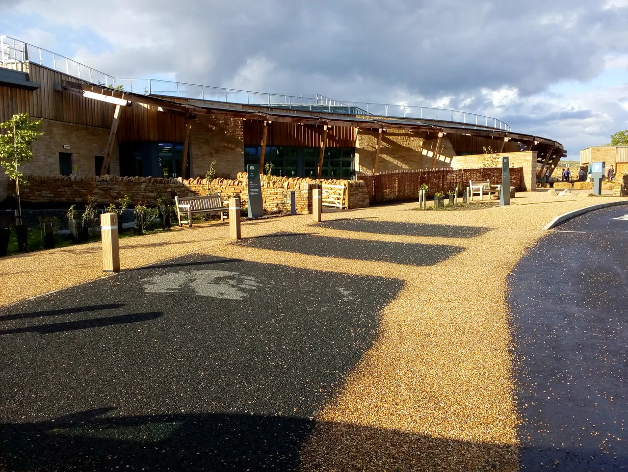 The Sill new Youth hostel on Hadrian's wall in August 2017