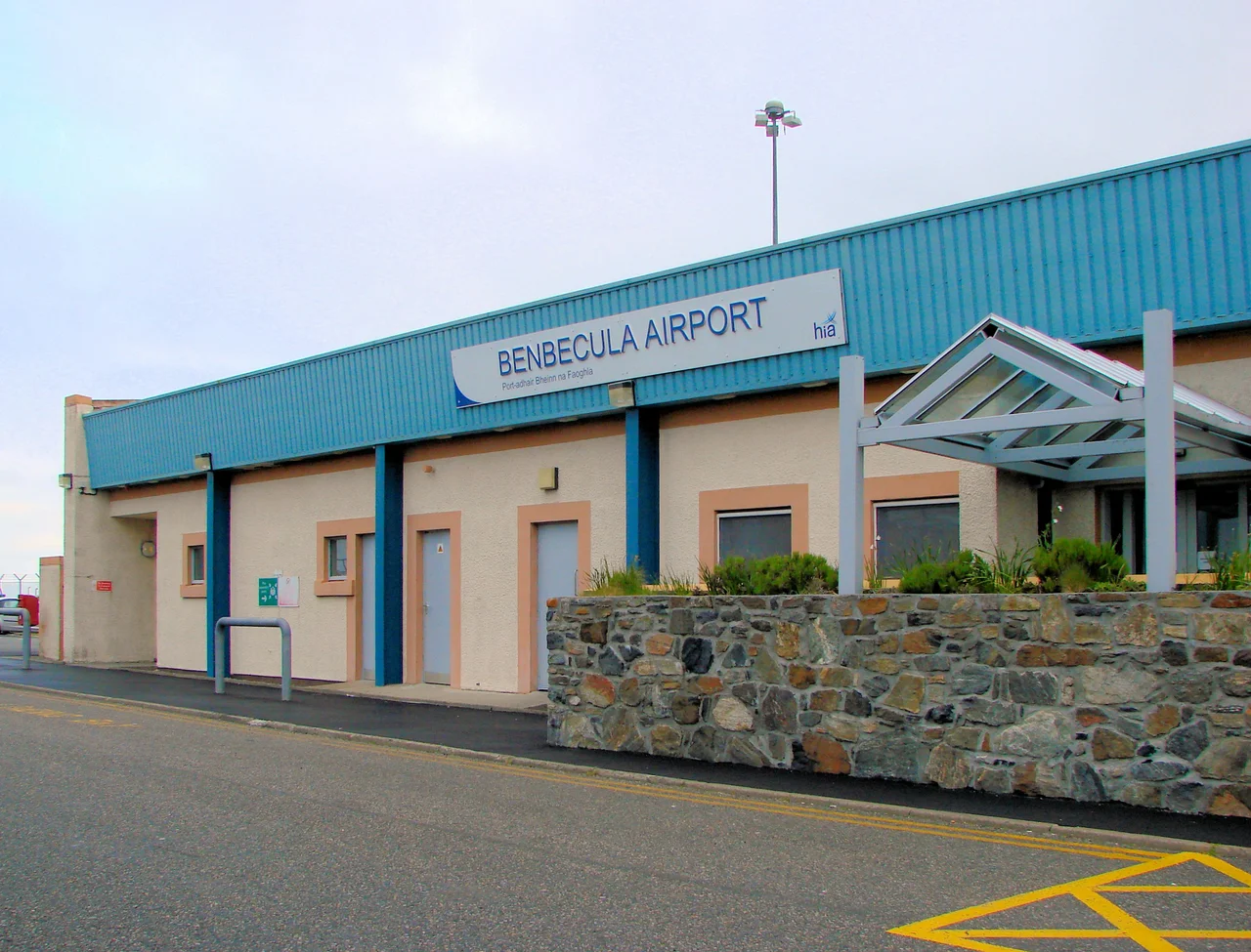 Main passenger building of Benbecula airport in Balivanich