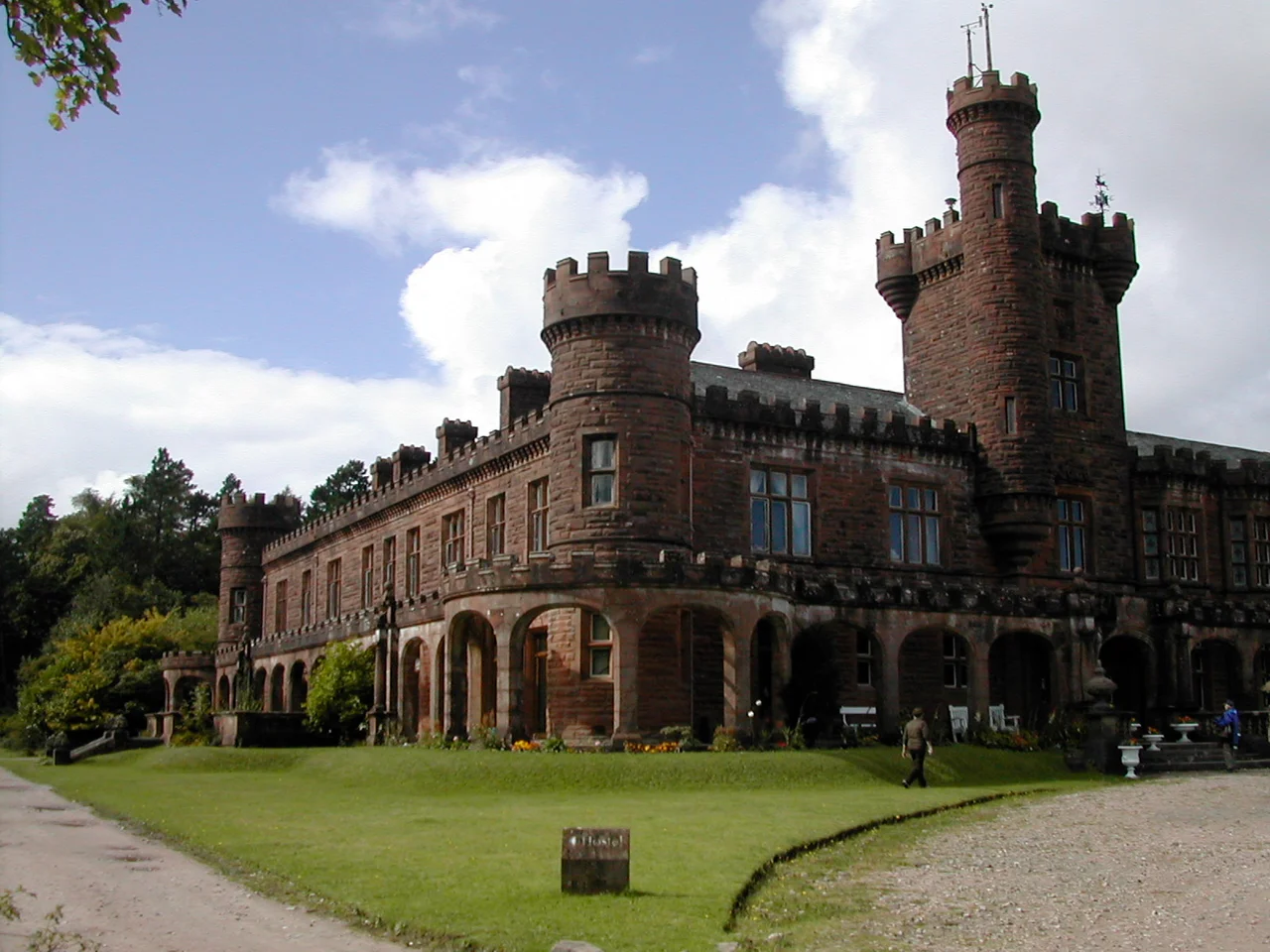Kinloch Castle, on the Isle of Rum, Scotland.