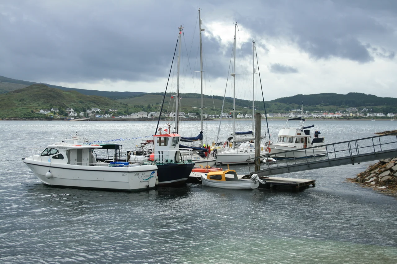 Small yacht marina, Kyle of Lochalsh, Highland