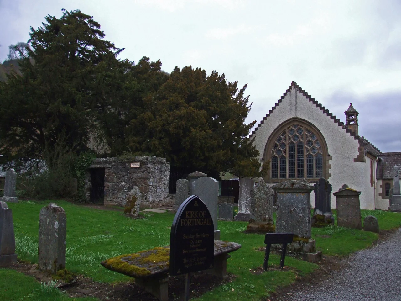 Ancient Fortingall Yew and Church