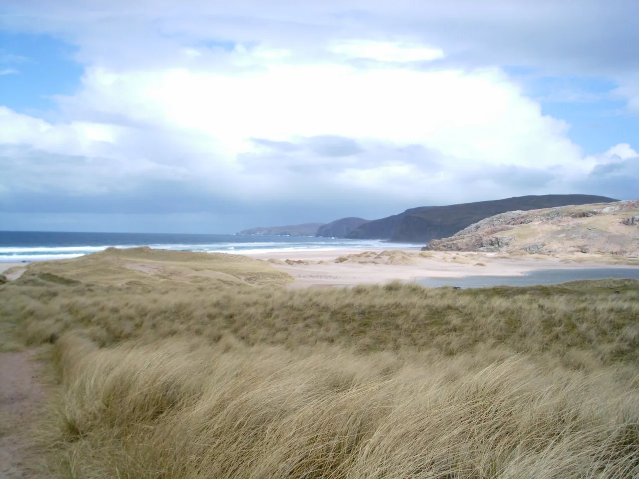 Look over Sandwood Bay