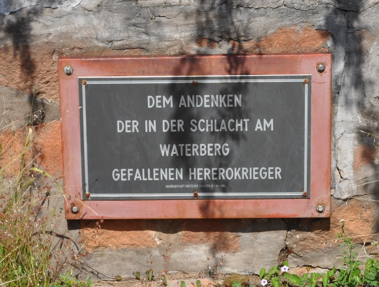 Memorial to fallen Herero warriors at the Waterberg Plateau (Namibia)