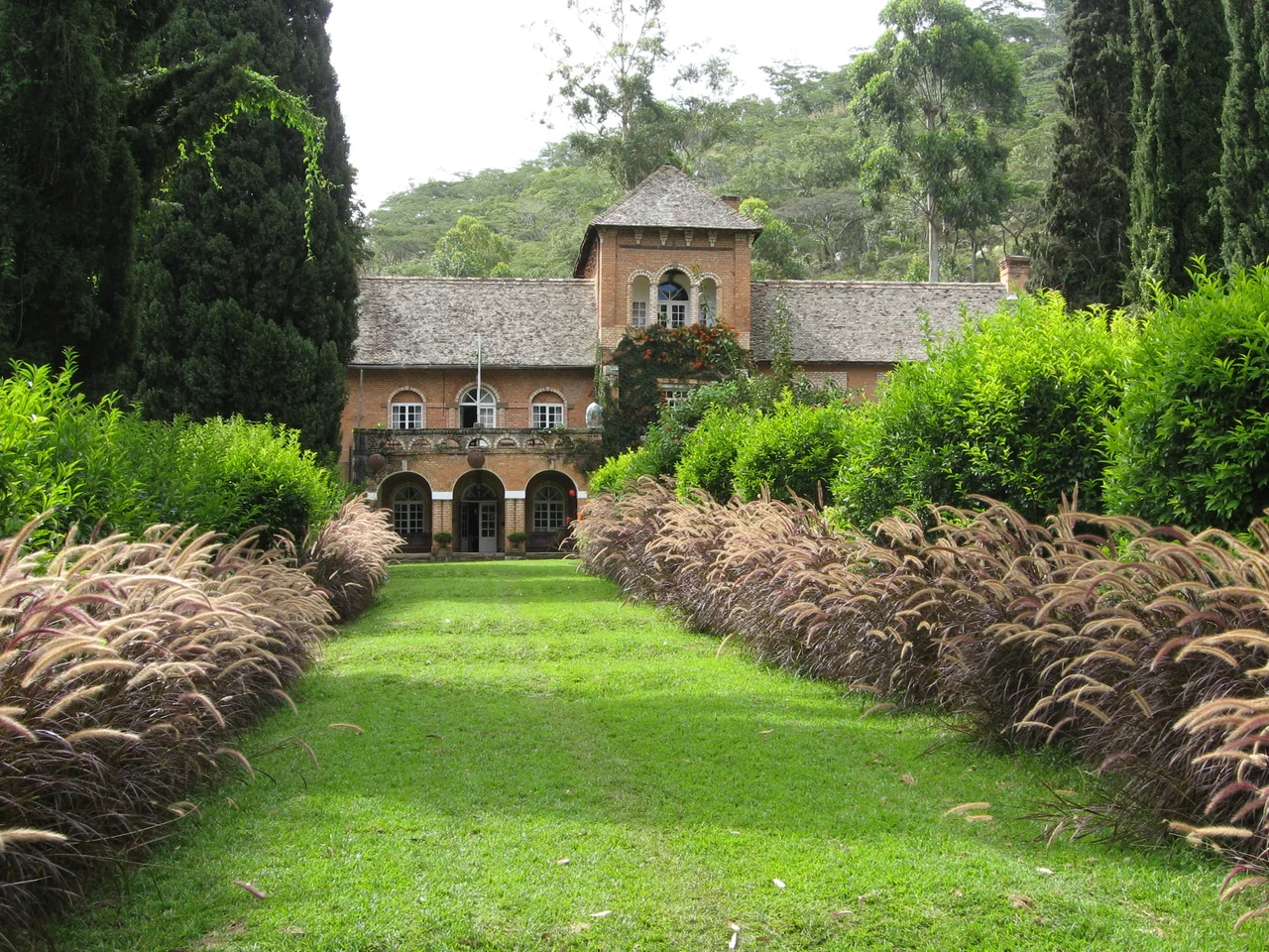 Main house on the estate at Shiwa Ngandu, built by Stewart Gore-Browne.