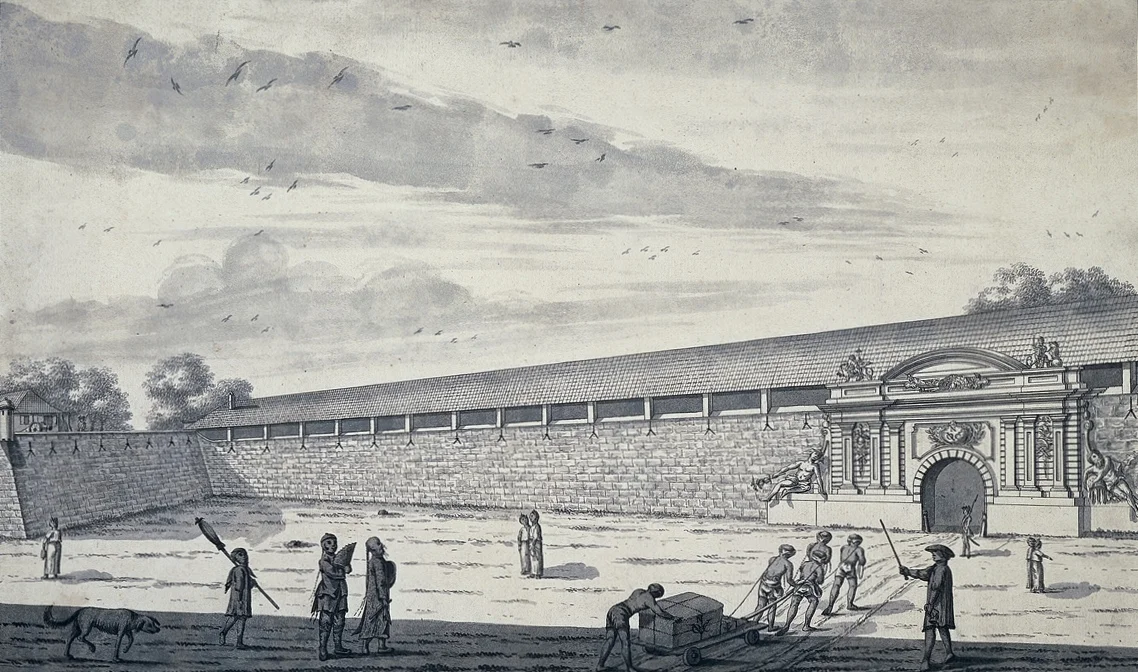 Batavia Castle (today Jakarta), Indonesia, by Johannes Rach