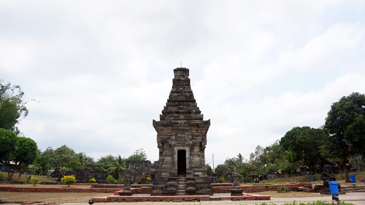 Dated Temple at the Penataran temple complex near Blitar