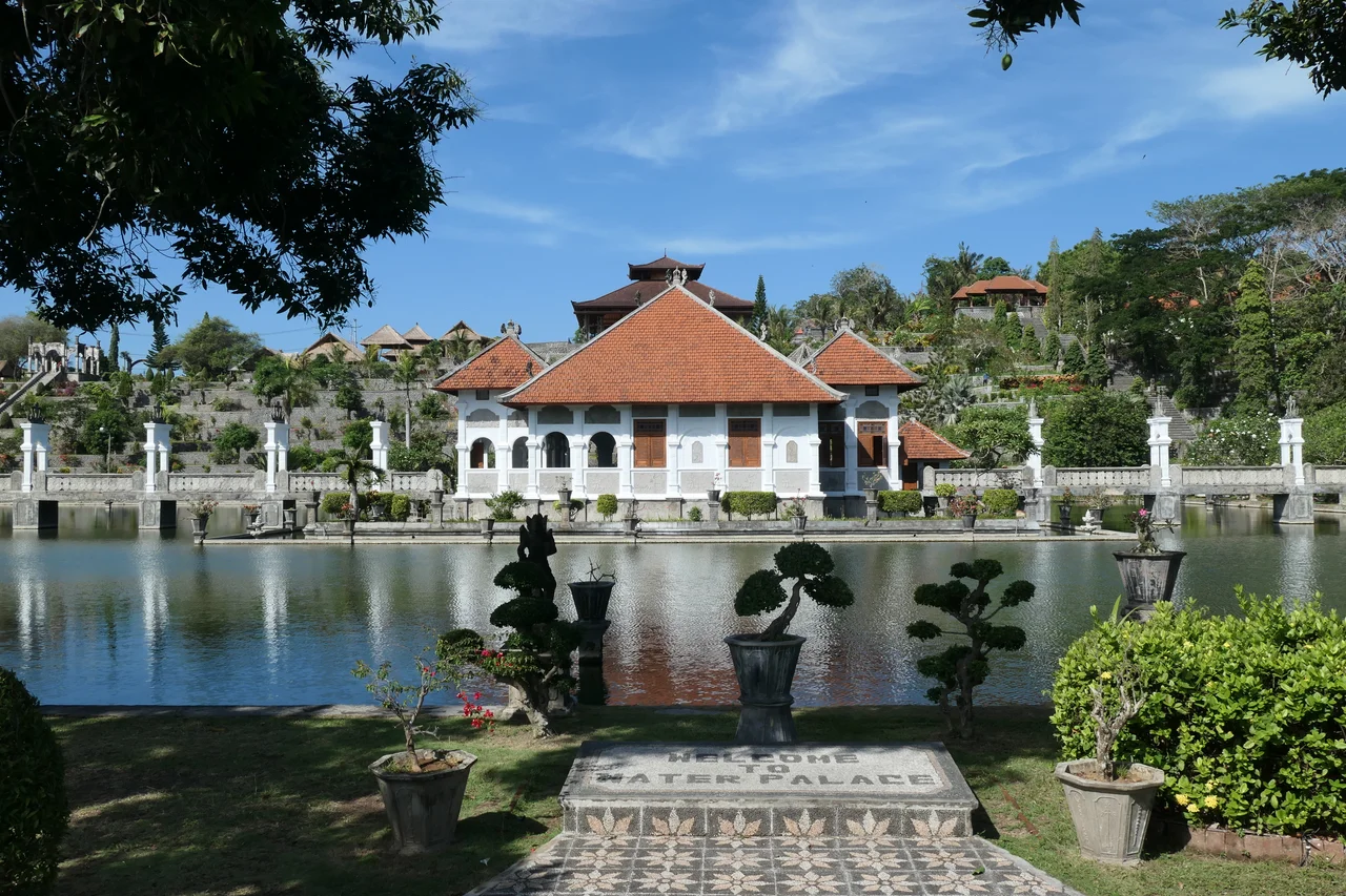 The main building of Ujung Water Palace