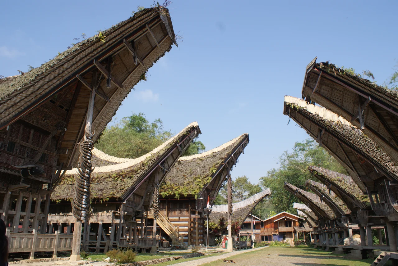 Traditional Toraja House in Kete Kesu Village, Tana Toraja - South Sulawesi, Indonesia (2011).