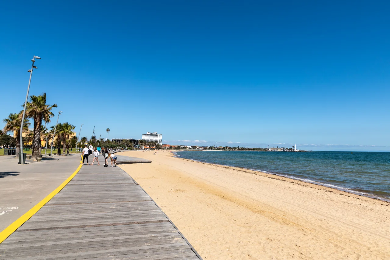 St Kilda Beach, Melbourne, Victoria, Australia