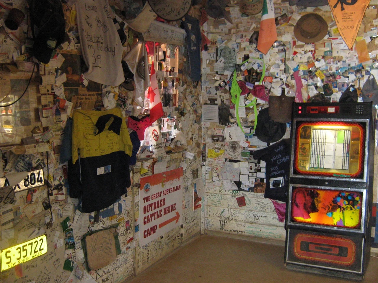 William Creek Pub from the inside