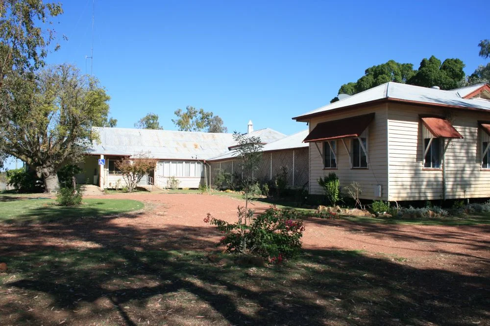 Isisford Hospital - entrance from N (2014)