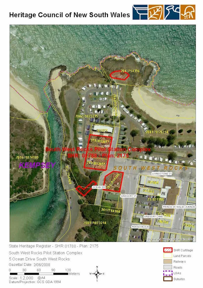 South West Rocks Pilot Station Complex: SHR Plan 2175
