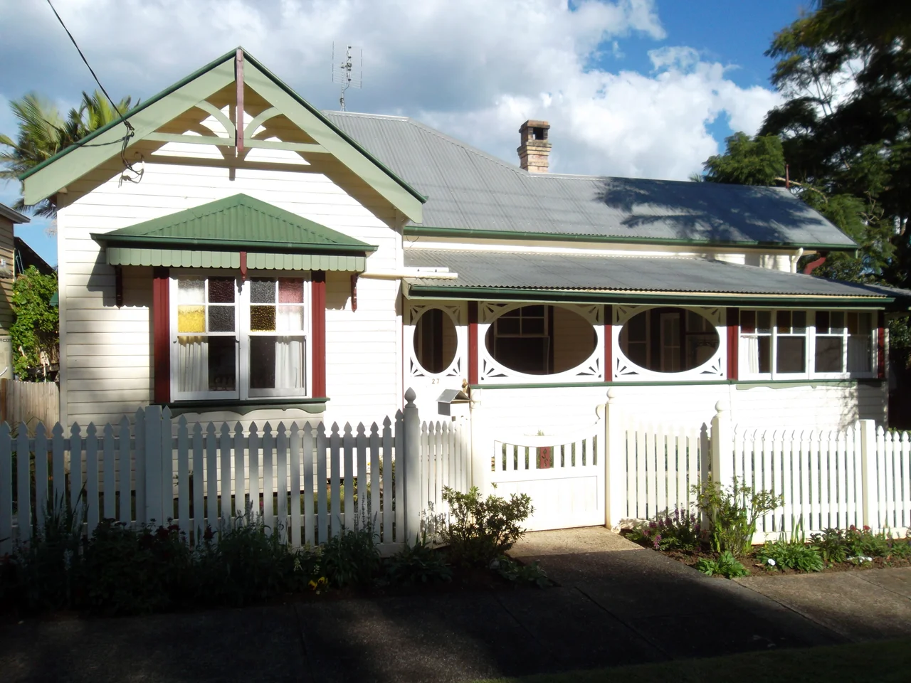 A private residence on Lismore Road, Bangalow.