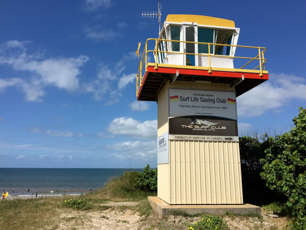 Bribie Island Surf Life Saving Club on 2015-03-08, Queensland, Australia.
