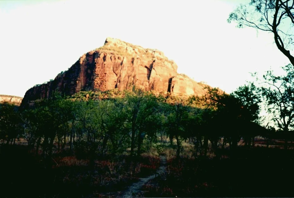 Photo of Ngarrabullgan from the north, taken during a visit in 1991