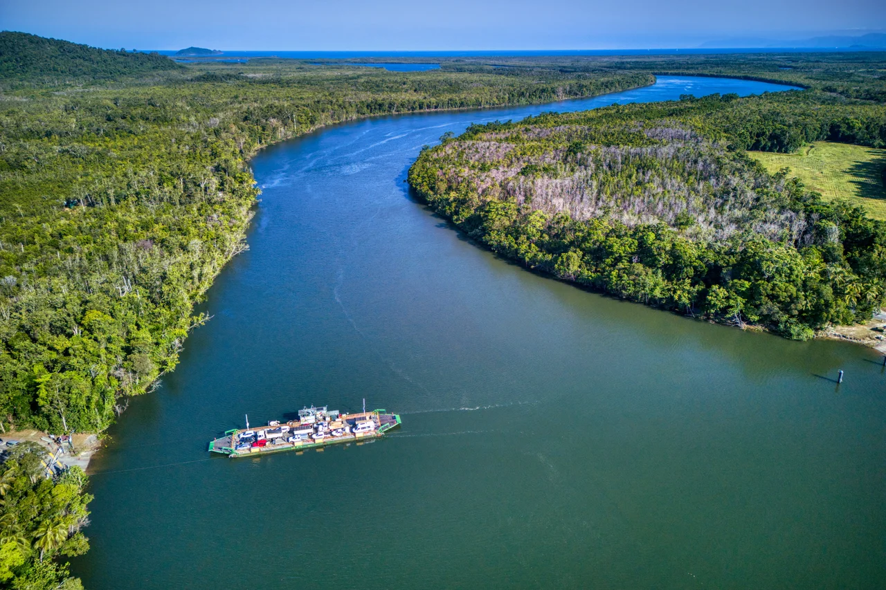 Daintree River Ferry and Daintree River