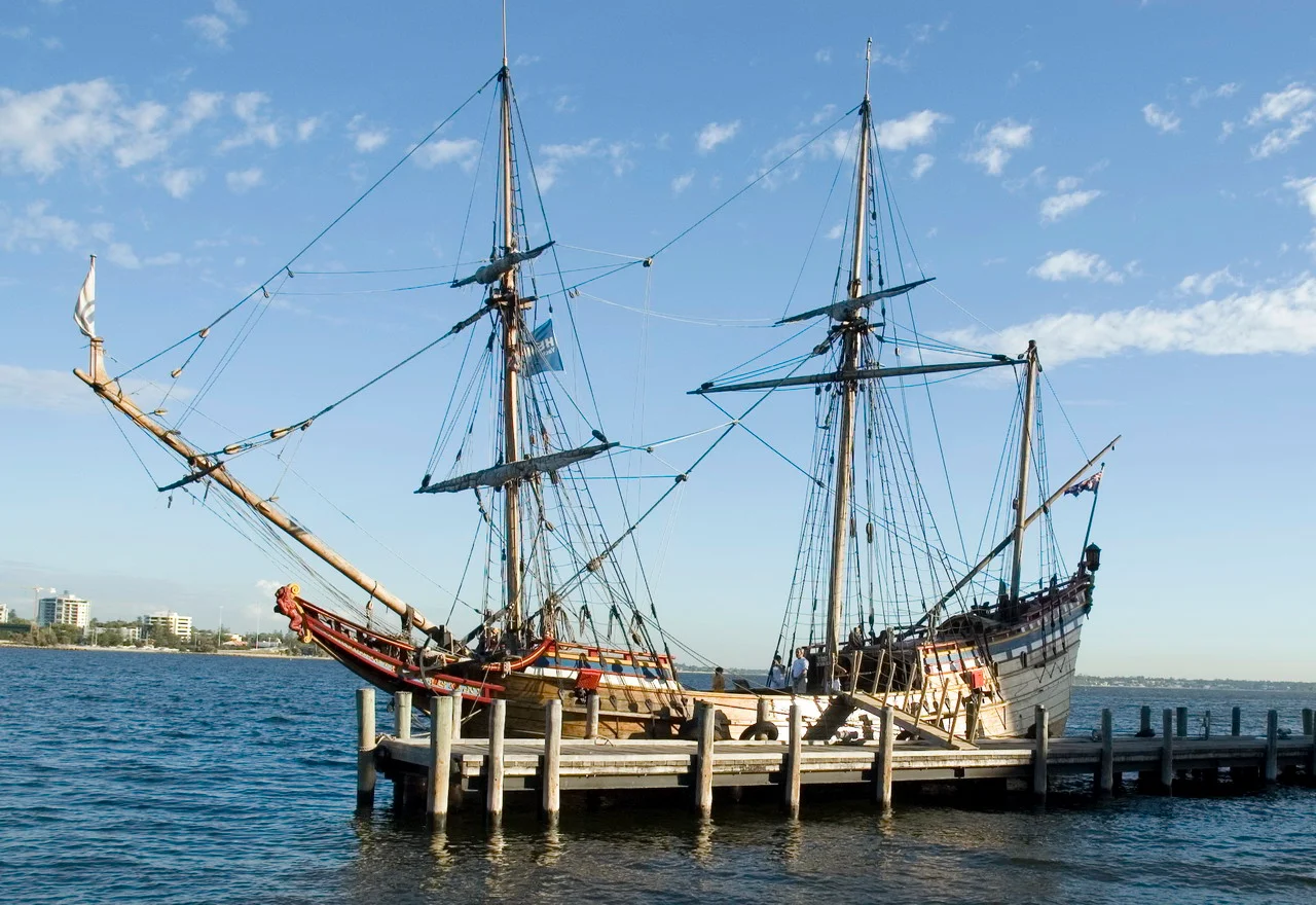 Duyfken replica - Swan River, Western Australia.