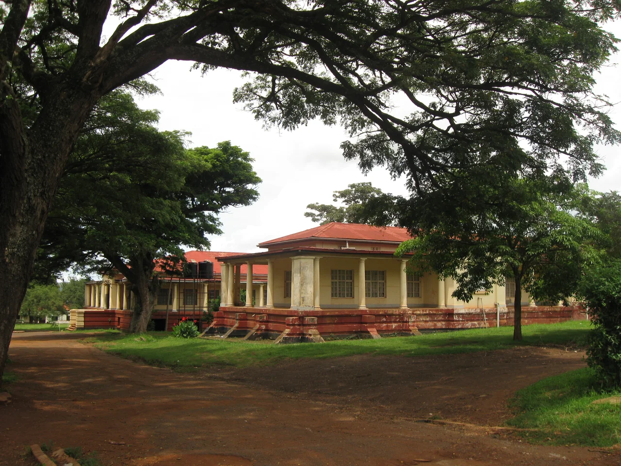 Old colonial magistrate in Jinja, Uganda