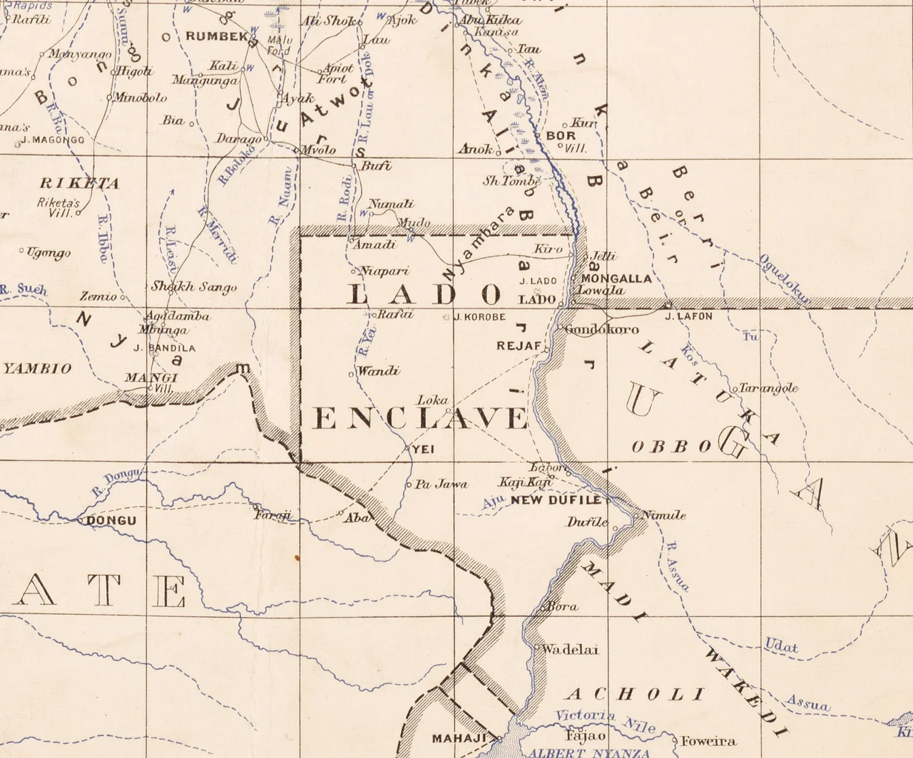The Anglo-Egyptian Sudan / compiled in the Intelligence Office, Khartoum, May 1904.
Shows physical features, political and administrative boundaries, populated places, tribal names, railways, telegraph lines, roads, and desert tracks.
Relief shown by hachures.
"I.D. W. O. No. 1856."
"Lithod. at Intell. Div., War Office, Septr. 1904."
Include reference, names of agents for the sale of maps published by the Topographical Section, General Staff.