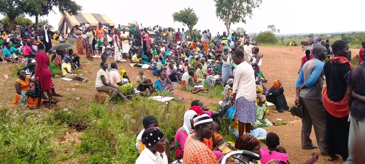 Panorama viewing Juba,  the national capital of the Republic of South Sudan