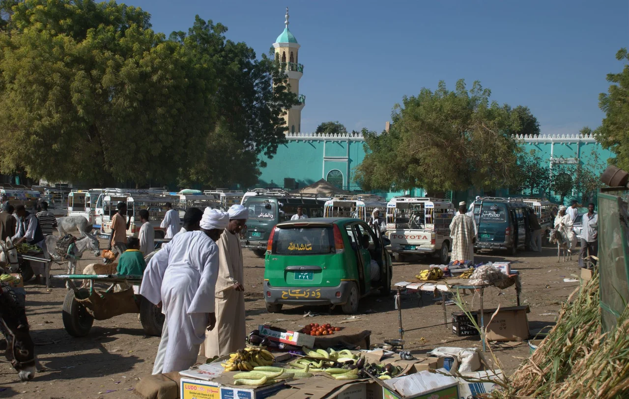 Dongola, Sudan, market square