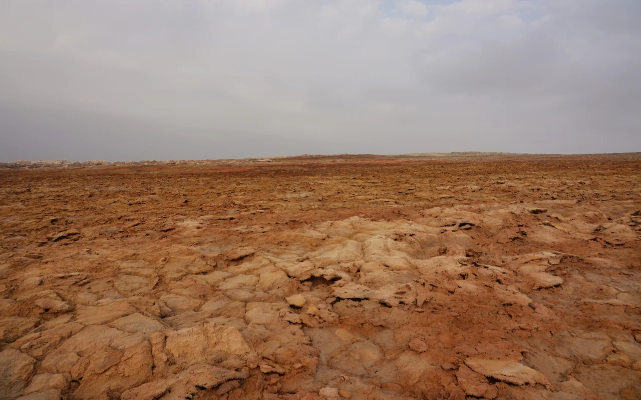 Landscape at Dallol volcano, Afar Region, Ethiopia