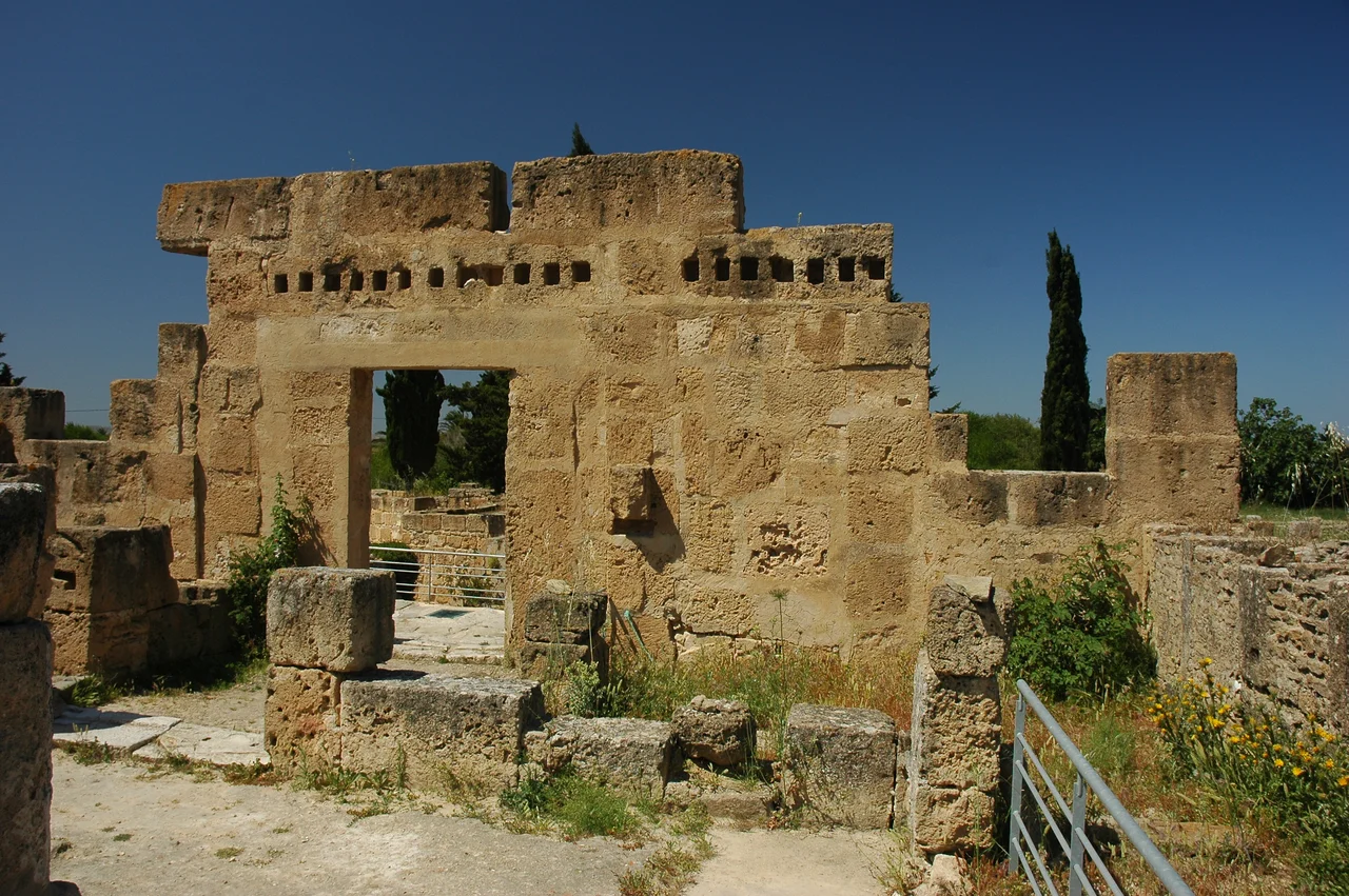Archaeological site of Utica in Tunisia