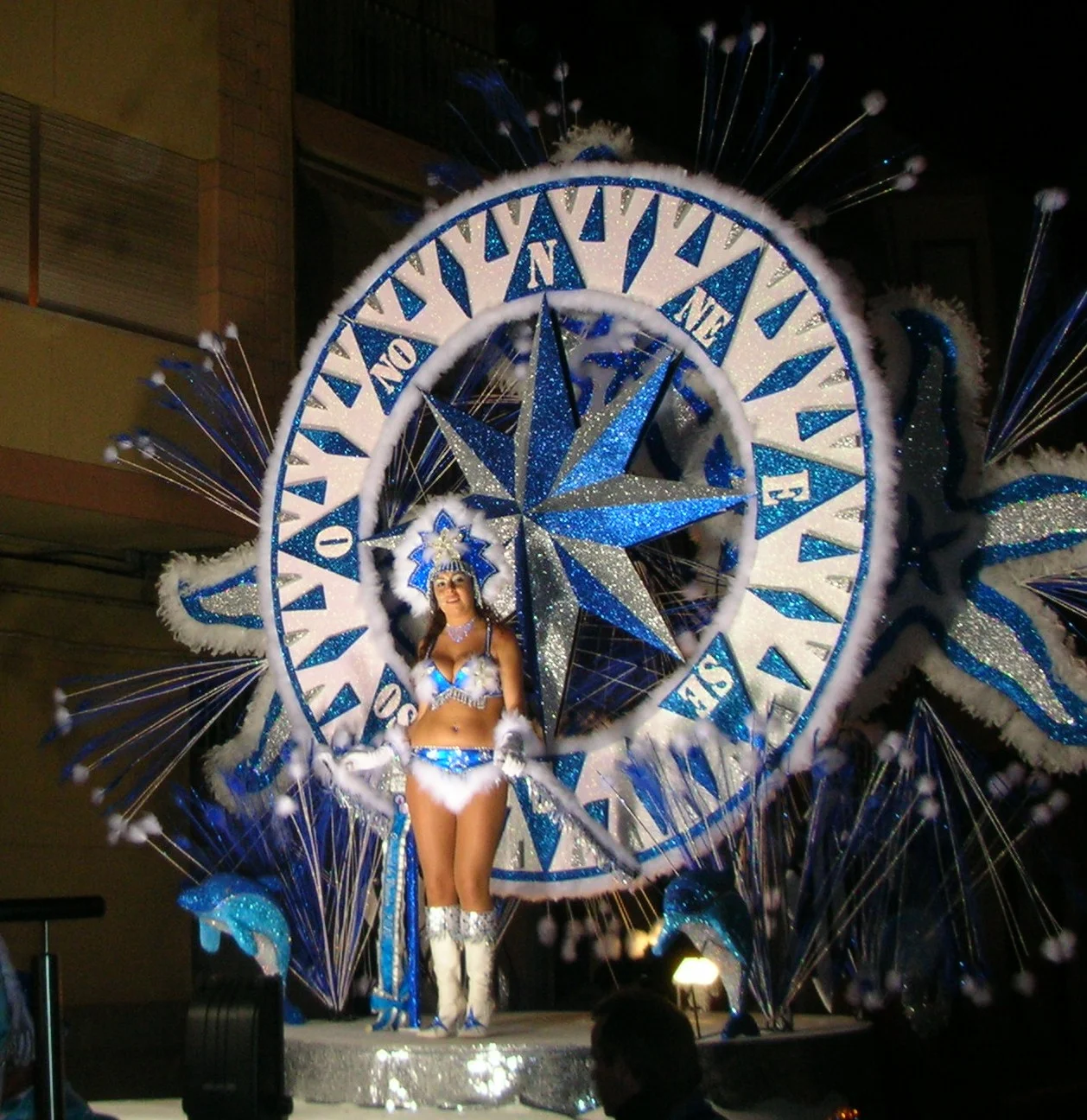 Carnival celebration at Vinaròs 2010. One of the floats.