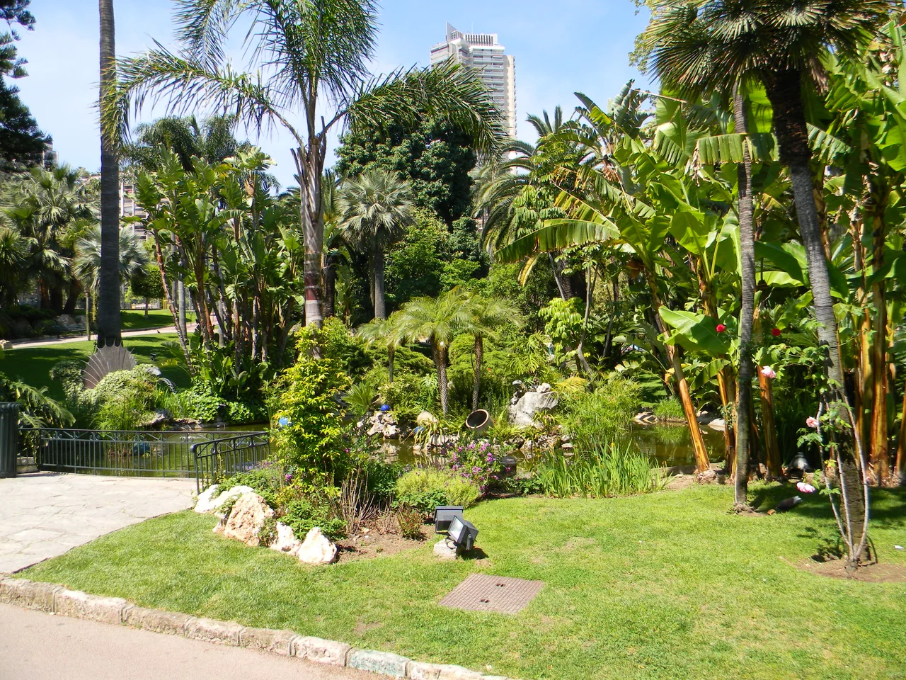 View on Monaco and Monte-Carlo as seen from the Exotic Garden of Monaco