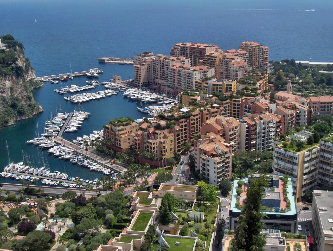 Harbour of Fontvielle; Monaco