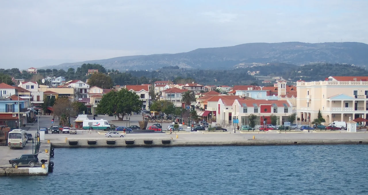 Lixouri from the harbour.
