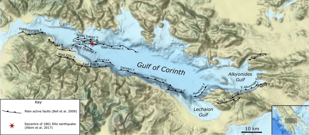 Bull's eye graphic for use with earthquake location maps