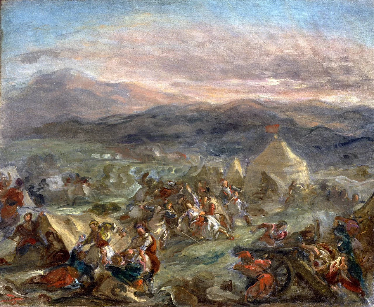 Marsigli Filippo - The Death of Markos Botsaris - Google Art Project.jpg