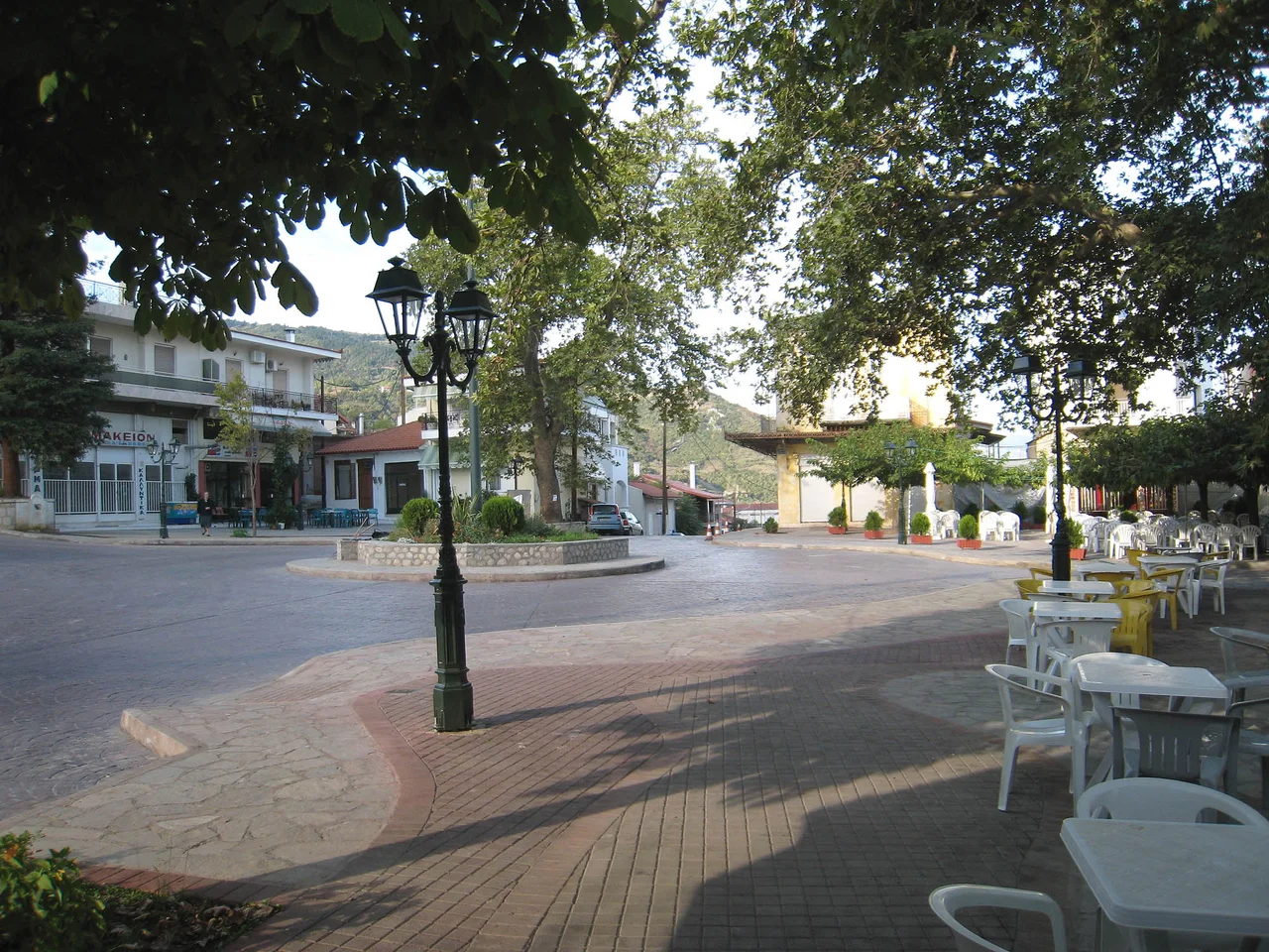 The centre of Ypati, Greece