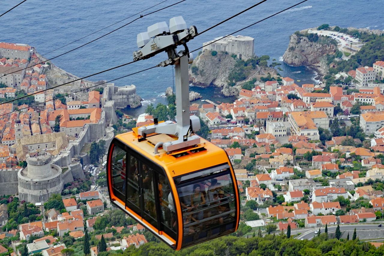 Zicara  Dubrovnik aerial tram, Dubrovnik, Croatia