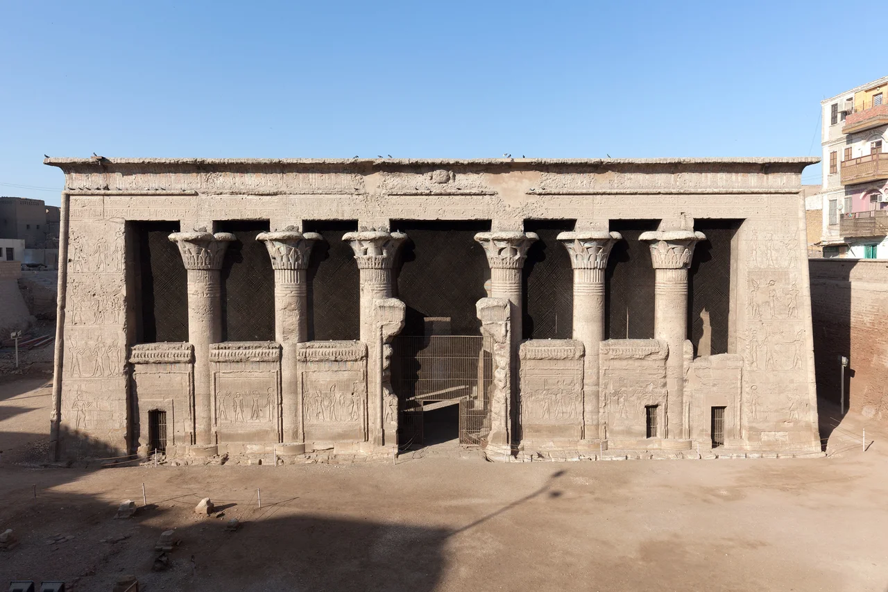 Façade of the Temple of Khnum, Esna, Egypt
