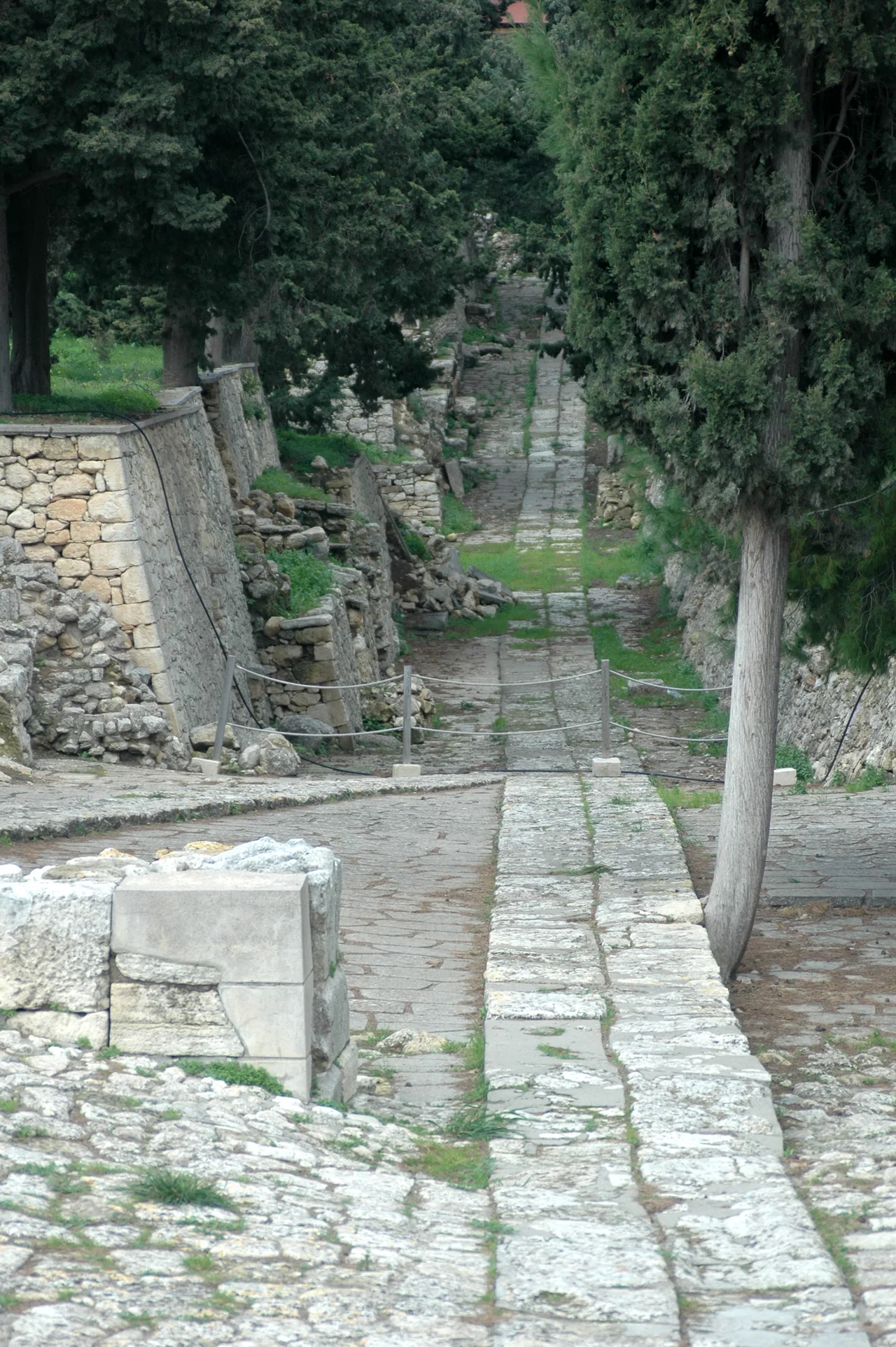 Knossos, voie royale. Photo prise par Harrieta171 le 28/01/06