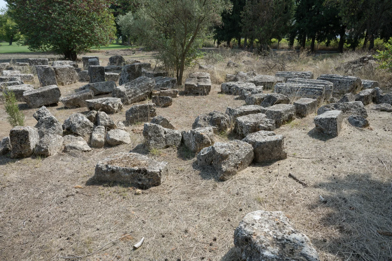 The hero shrine of Opheltes at Nemea.